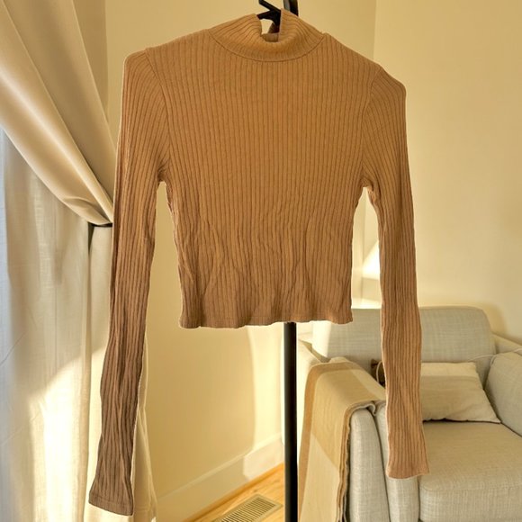 Reformation Cropped Ribbed Top - Picture 2 of 2